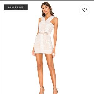 White lace dress